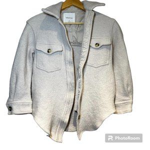 Wilfred Free The Ganna‎ Shirt Jacket Creamy Tan Size XS short